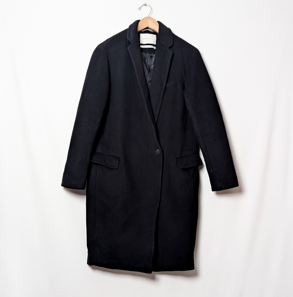 BABATON Wintour Coat BLACK Cashmere Wool S Small ARITZIA